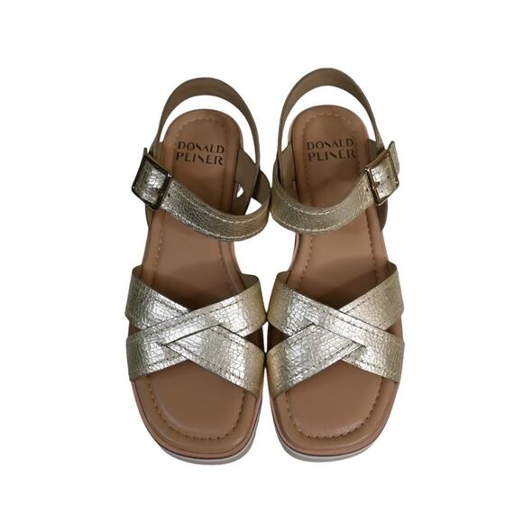 Donald Pliner Womens 8.5 Pyper Lug Sole Slingback Leather Sandal NEW - Picture 5 of 11